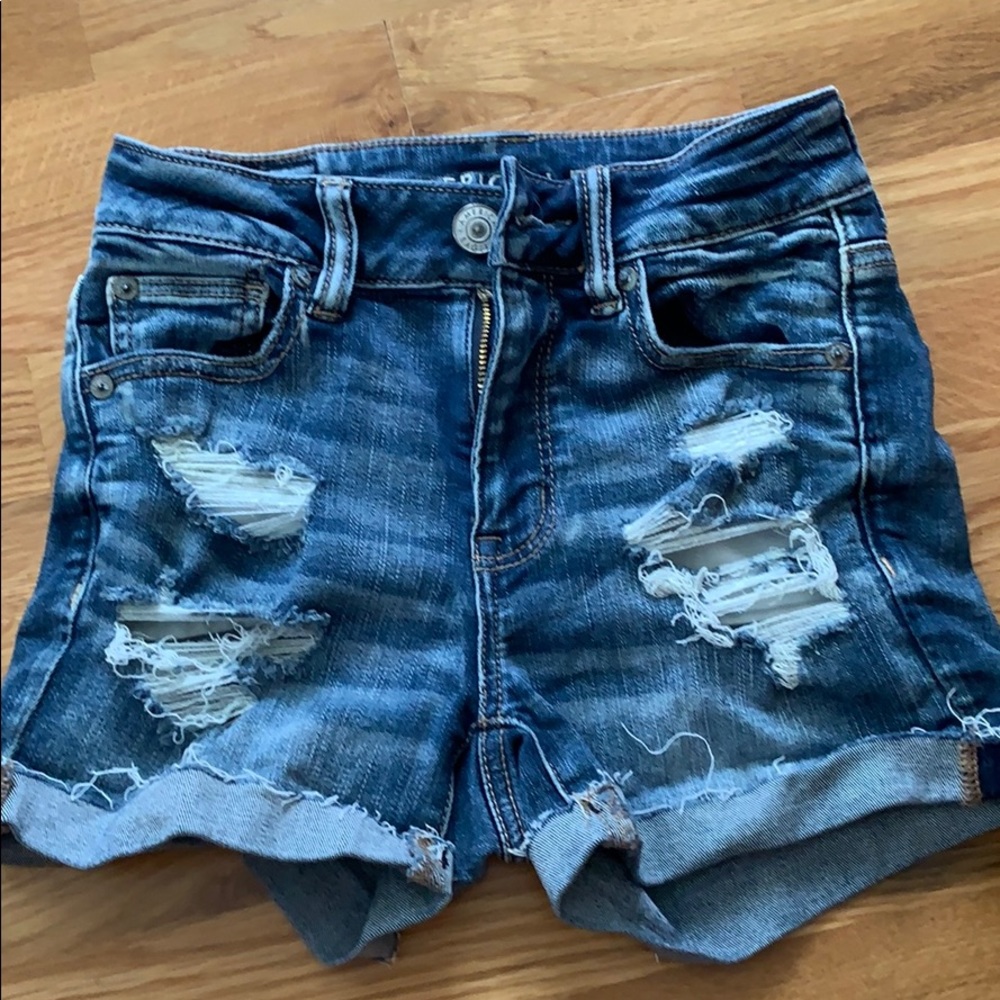 American Eagle denim shorts. Size 0